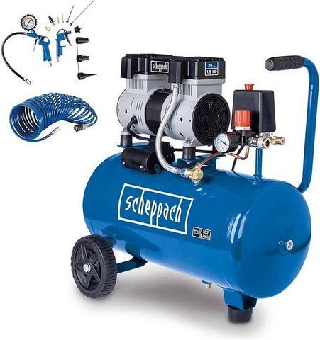 Компресор HC26Si Scheppach - 1100W Ультратихий HC26Si фото
