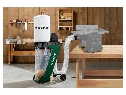 Система екстракції струшковідсмоктувач PARKSIDE PASA 550 A1, з мішком 50 л PARKSIDE PASA 550 A1 фото