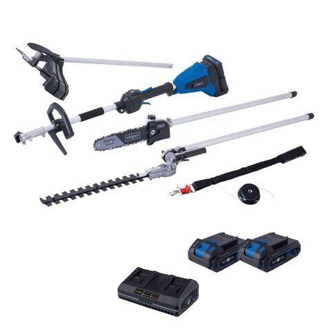 Акумуляторний багатофункціональний інструмент BC-MFH400-X SET S2.5 Scheppach кущоріз.трімер.електро-пила BC-MFH400-X фото