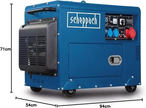 Економний дизельний генератор 5 кВт Scheppach SG5200D SG5200D фото