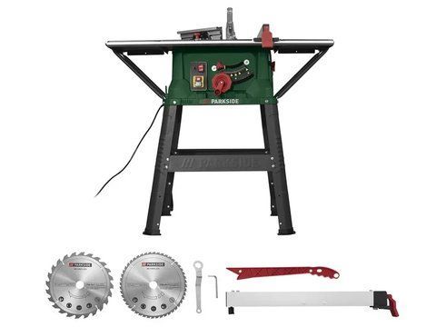 Настільна циркулярна пила PARKSIDE PTKS 2000 H5, 2000 Вт, з лазерною направляючою PTKS 2000 F4 фото