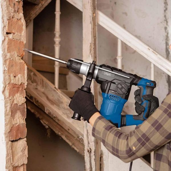 Перфоратор DH1500 Plus Scheppach - 7Joule | 230В 1500Вт | SDS Plus | Включає футляр, дриль і аксесуари DH1500 фото