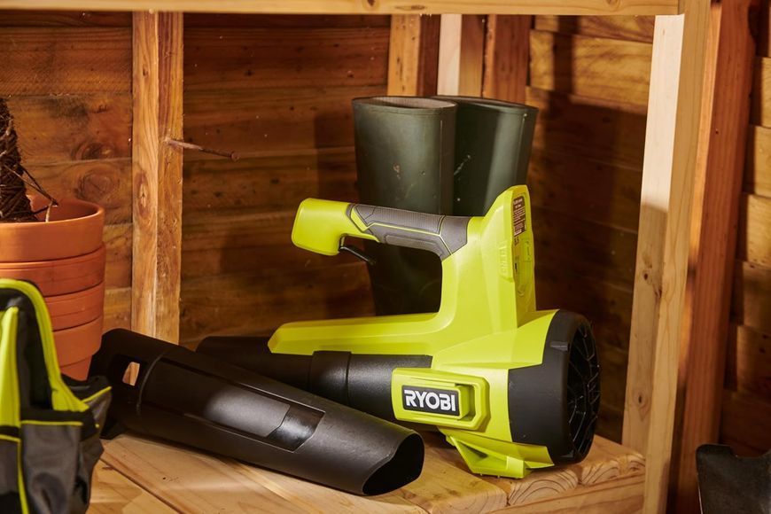 Акумуляторна повітродуйка Ryobi RY18BLB-0 18V дуйка для листя електрична RY18BLB-0 фото