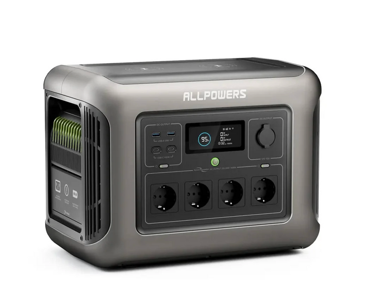 Електростанція 1800 Вт портативна LiFePO4 1152 Вт&middot;год, ALLPOWERS R1500 R1500 фото
