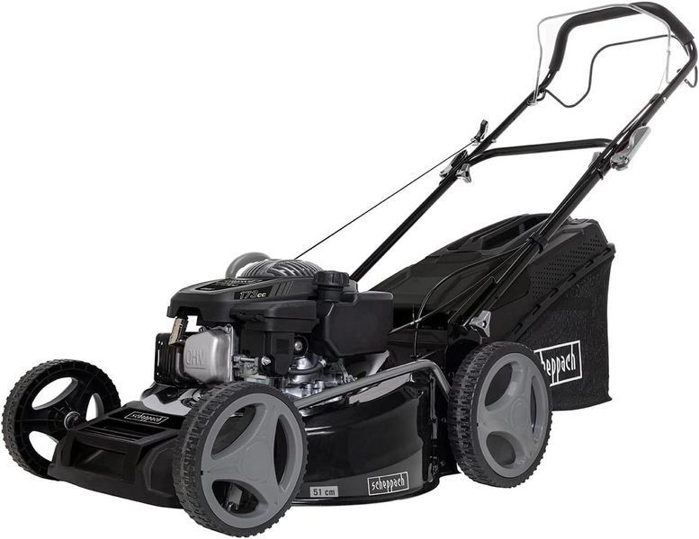 Газонокосарка бензинова MS173-51B scheppach black MS173-51B фото