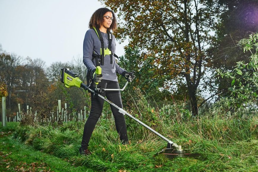 Безщітковий акумуляторний тример з жилкою та ножем 26см Ryobi RY18bcx26a-0 RY18bcx26a-0 фото